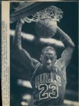 1986-91 Michael Jordan Chicago Bulls Chicago Sun-Times Original Type 1 Laser Photo - Lot of 13 (Sun Times Hologram/MEARS Type 1 Photo LOA)