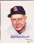 1950s Red Schoendienst St. Louis Cardinals Milwaukee Braves New York Giants Signed Photo - Lot of 11 - JSA