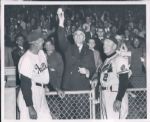1958 Opening Day Festivities The Sporting News Collection Archives Original Type 1 8 x 10 Photo (Sporting News Collection Hologram/MEARS Type 1 Photo LOA) - Lot of 3