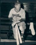 1948-49 Richie Ashburn Philadelphia Phillies 2 year style jersey George Dorril  "The Sporting News Collection Archives" Original Type 1 Production Art (TSN Hologram/MEARS Photo LOA)