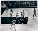 1963 Wilt Chamberlain San Francisco Warriors vs. New York Knicks Original Type 1 Photo - Lot of 5 SPORT Magazine Collection (MEARS Type 1 Photo LOA)