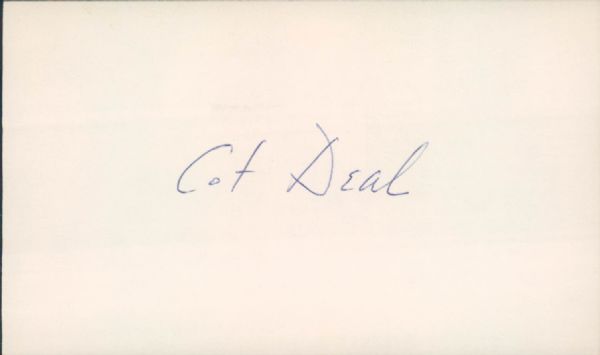1940-59 Massive Hoard of Baseball Players Signed Index Card - Lot of 582 - JSA