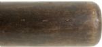 1920's Spalding Hand Turned Hickory Professional Model Game Used and Side Written Bat (MEARS LOA)