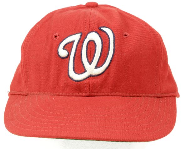 1968 Washington Senators Wilson Game Worn Cap (First Year of This Style) (MEARS LOA)