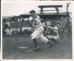 1930s circa Unknown Player Hitting "The Sporting News Collection Archives" Original Type 1 8" x 10" Photo (Sporting News Collection Hologram/MEARS Type 1 Photo LOA)