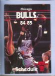 1984/85 Chicago Bulls Pocket Schedule 