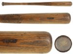 1927 Ben Tincup H&B Louisville Slugger Professional Model Game Used Bat - One of the First Native Americans in Major League Baseball -  1915 Phillies (MEARS A9.5) 1:1, Only known example