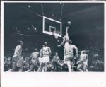 1959-61 circa Wilt Chamberlain Philadelphia Warriors Original Type 1 8" x 10" Photo SPORT Magazine Collection (MEARS Type 1 Photo LOA)
