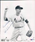1950s Red Schoendienst St. Louis Cardinals Milwaukee Braves New York Giants Signed Photo - Lot of 11 - JSA