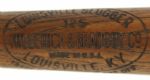 1927 Ben Tincup H&B Louisville Slugger Professional Model Game Used Bat - One of the First Native Americans in Major League Baseball -  1915 Phillies (MEARS A9.5) 1:1, Only known example