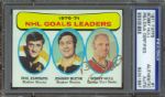 1971 Topps Goal Leaders Bobby Hull #1 Signed Card (PSA/DNA)