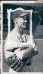1946 Bob Feller Cleveland Indians "The Sporting News Collection Archives" Original Type 1 Production Art (Sporting News Collection Hologram/MEARS Type 1 Photo LOA)