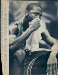 1984-85 Michael Jordan Chicago Bulls Chicago Sun-Times Original Type 1 Laser Photo - Lot of 13 (Sun Times Hologram/MEARS Type 1 Photo LOA)
