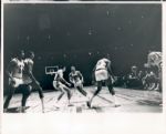 1963 Wilt Chamberlain San Francisco Warriors vs. New York Knicks Original Type 1 Photo - Lot of 5 SPORT Magazine Collection (MEARS Type 1 Photo LOA)