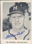 1950-60s Milwaukee Braves Atlanta Braves 5 x 7 Player Photos - 41 Signed - Lot of 122 - JSA