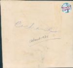 1936 Mickey Cochrane Detroit Tigers The Sporting News Collection Archives Original Type 1 Production Art (Sporting News Collection Hologram/MEARS Type 1 Photo LOA)