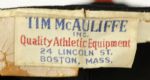 1954-55 Baltimore Orioles Tim McAuliffe Game Worn Inagural Season Style Cap - First Variation  (MEARS LOA) 
