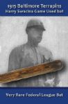 1905-15 Harry Swacina J.F. Hillerich & Son Louisville Slugger Professional Model Side Written Game Used Dead Ball Era Bat - Baltimore Terrapins Federal League - (MEARS A9.5) 1:1, Only known example!