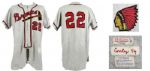 1954 Gene Conley Milwaukee Braves Game Worn Road Jersey (MEARS A10)