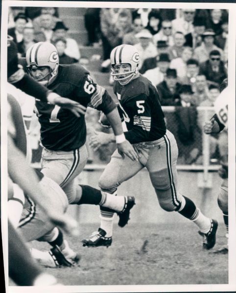 1960s Paul Hornung Green Bay Packers "The Sporting News Collection Archives" Original Type 1 8" x 10" Photo (Sporting News Collection Hologram/MEARS Type 1 Photo LOA)