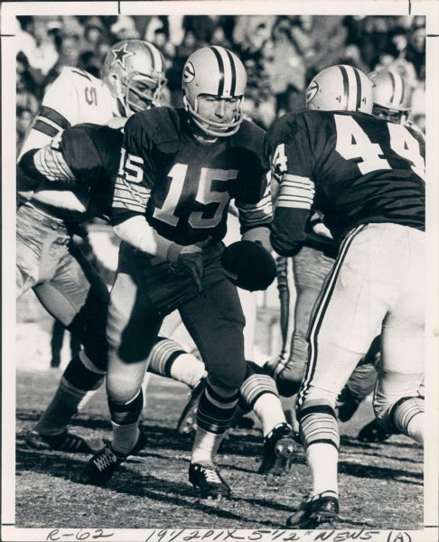1967 Bart Starr Green Bay Packers Ice Bowl Game "The Sporting News Collection Archives" Original Type 1 8" x 10" Photo (Sporting News Collection Hologram/MEARS Type 1 Photo LOA)