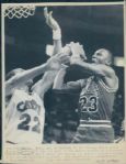1987-91 Michael Jordan Chicago Bulls Chicago Sun-Times Original Type 1 Laser Photo - Lot of 12 (Sun Times Hologram/MEARS Type 1 Photo LOA)