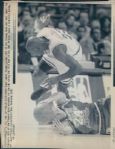 1988-92 Michael Jordan Chicago Bulls Chicago Sun-Times Original Type 1 Laser Photo - Lot of 12 (Sun Times Hologram/MEARS Type 1 Photo LOA)
