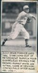 1947 Dizzy Dean St. Louis Browns "The Sporting News Collection Archives" Original Type 1 3"x6" Photo (Sporting News Collection Hologram/MEARS Type 1 Photo LOA)
