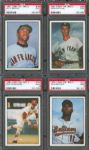 1981 TCMA The 1960s PSA Graded Mint 9 Collection (6)