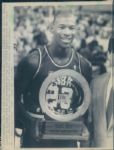 1984-89 Michael Jordan Chicago Bulls Chicago Sun-Times Original Type 1 Laser Photo - Lot of 10 (Sun Times Hologram/MEARS Type 1 Photo LOA)