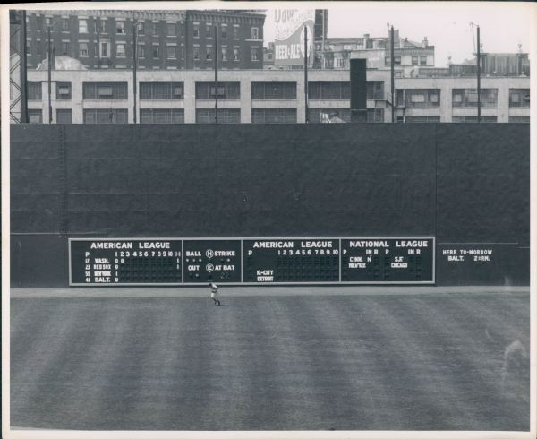 1958 Boston Red Sox Fenway Park "The Sporting News Collection Archives" Original Type 1 8"x10" Photo (Sporting News Collection Hologram/MEARS Type 1 Photo LOA)