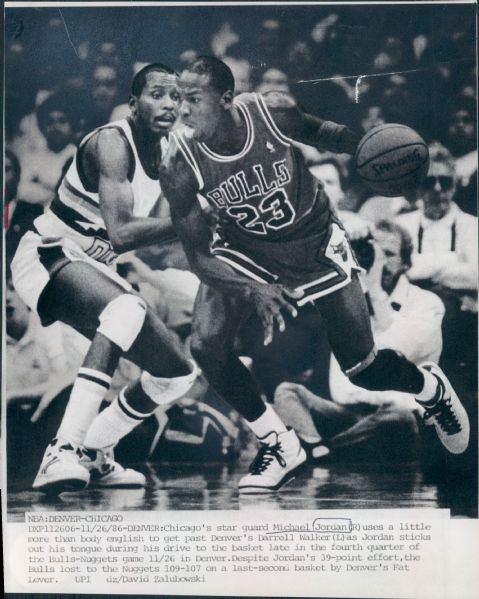 1986-91 Michael Jordan Chicago Bulls "Chicago Sun-Times" Original Type 1 Laser Photo - Lot of 13 (Sun Times Hologram/MEARS Type 1 Photo LOA)