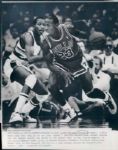 1986-91 Michael Jordan Chicago Bulls "Chicago Sun-Times" Original Type 1 Laser Photo - Lot of 13 (Sun Times Hologram/MEARS Type 1 Photo LOA)
