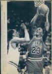 1987-91 Michael Jordan Chicago Bulls Chicago Sun-Times Original Type 1 Laser Photo - Lot of 12 (Sun Times Hologram/MEARS Type 1 Photo LOA)