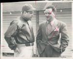 1935-52 Hoyt Wilhelm (Rookie) & Bill Terry The Sporting News Collection Archives Original Type 1 Photo - Lot of 2  (Sporting News Collection Hologram/MEARS Type 1 Photo LOA)