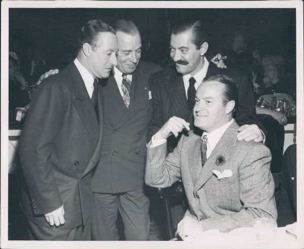 1946 Connie Mack Bob Hope William Wrigley at Public Outings "TSN Collection Archives" Original Type 1 8" x 10" Photo (Sporting News Collection Hologram/MEARS Type 1 Photo LOA) - Lot of 12