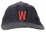 1960 Ray "Farmer" Moore Washington Senators Tim McAuliffe Game Worn Cap (1954-60 Style) (MEARS LOA)