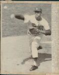 1968 Don Drysdale Los Angeles Dodgers The Sporting News Collection Archives Original Type 1 Photo - Lot of 3 (Sporting News Collection Hologram/MEARS Type 1 Photo LOA)