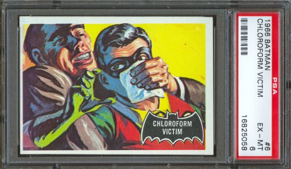 1966 Batman (Black Bat) Chloroform Victim #6 PSA EX-MT 6
