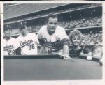 1968 Don Drysdale Los Angeles Dodgers The Sporting News Collection Archives Original Type 1 Photo - Lot of 3 (Sporting News Collection Hologram/MEARS Type 1 Photo LOA)