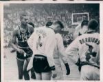 1959-61 Wilt Chamberlain Philadelphia Warriors Original Type 1 Photo - Lot of 3 SPORT Magazine Collection Hologram (MEARS Type 1 Photo LOA)