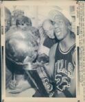 1988-92 Michael Jordan Chicago Bulls Chicago Sun-Times Original Type 1 Laser Photo - Lot of 12 (Sun Times Hologram/MEARS Type 1 Photo LOA)