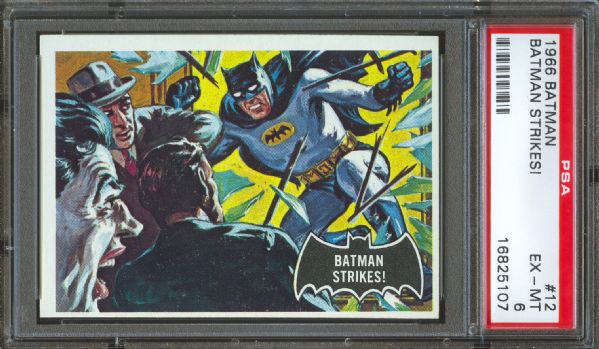 1966 Batman (Black Bat) Batman Strikes! #12 PSA EX-MT 6