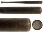 1920's Spalding Hand Turned Hickory Professional Model Game Used and Side Written Bat (MEARS LOA)