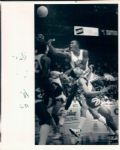 1987 Michael Jordan Chicago Bulls vs. Doc Rivers "Chicago Sun-Times" Original Type 1 Photo (Sun Times Hologram/MEARS Type 1 Photo LOA)
