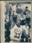 1985-92 MIchael Jordan Chicago Bulls Chicago Sun-Times Original Type 1 Laser Photo - Lot of 12  (Sun Times Hologram/MEARS Type 1 Photo LOA)
