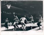 1963 Wilt Chamberlain San Francisco Warriors vs. New York Knicks Original Type 1 Photo - Lot of 5 SPORT Magazine Collection (MEARS Type 1 Photo LOA)