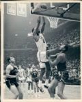 1962-65 circa Wilt Chamberlain SF Warriors vs. Bill Russell Celtics "TSN Collection Archives" Original Type 1 8" x 10" Photo (Sporting News Collection Hologram/MEARS Type 1 Photo LOA)
