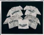 1950-78 Baseball Uniforms The Sporting News Collection Archives Original Type 1 8 x 10 Photo (Sporting News Collection Hologram/MEARS Type 1 Photo LOA) - Lot of 19