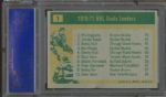 1971 Topps Goal Leaders Bobby Hull #1 Signed Card (PSA/DNA)
